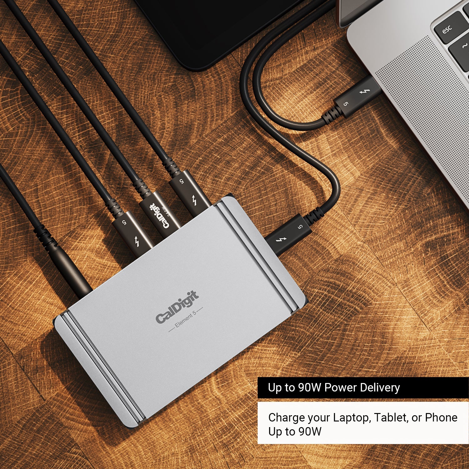 E5 - Thunderbolt 5 Element 5 Hub (UK Power Cord) – CalDigit Asia