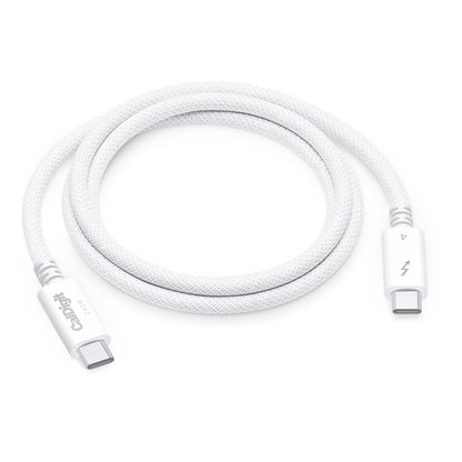 OPEN BOX | Thunderbolt 4 (USB‑C) Pro White Braided Cable (0.5m)
