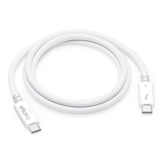 OPEN BOX | Thunderbolt 4 (USB‑C) Pro White Braided Cable (1.0m)