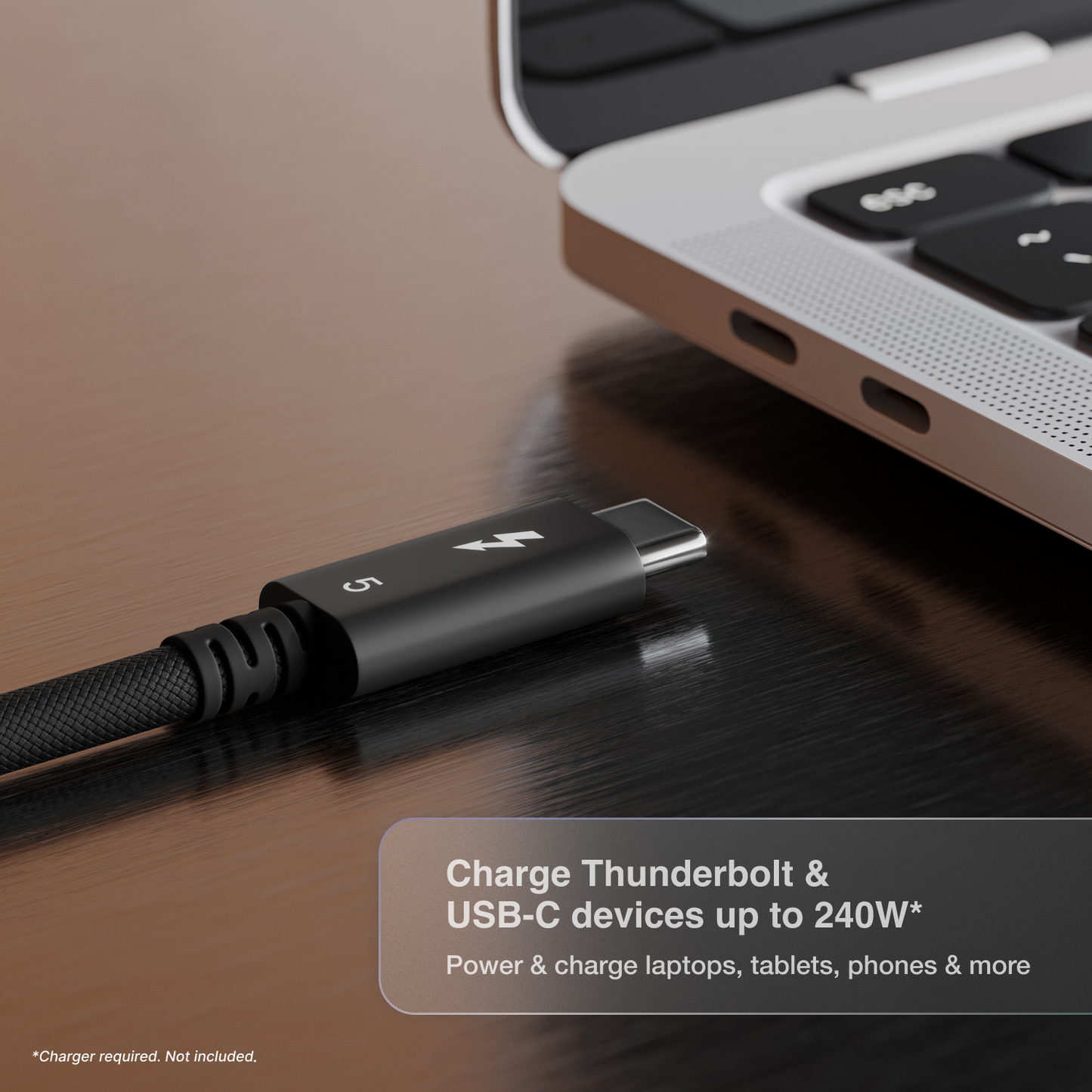 Thunderbolt 5 (USB‑C) Pro Cable (1.0m Braided)