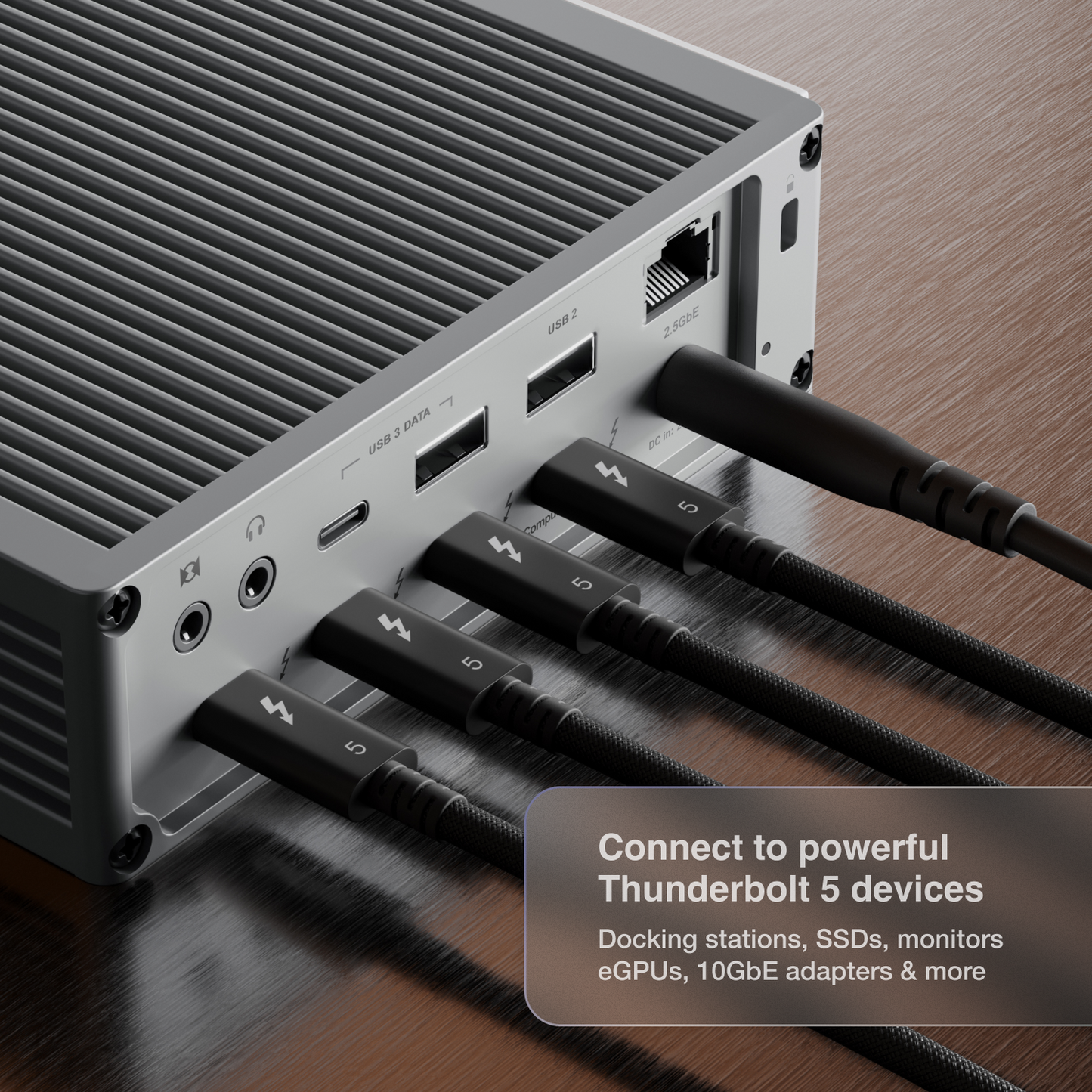 Thunderbolt 5 (USB‑C) Pro Cable (1.0m Braided)