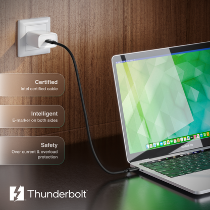Thunderbolt 5 (USB‑C) Pro Cable (1.0m Braided)